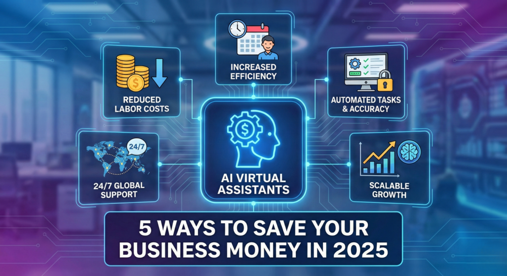 5 Ways AI Virtual Assistants Can Save Your Business Money