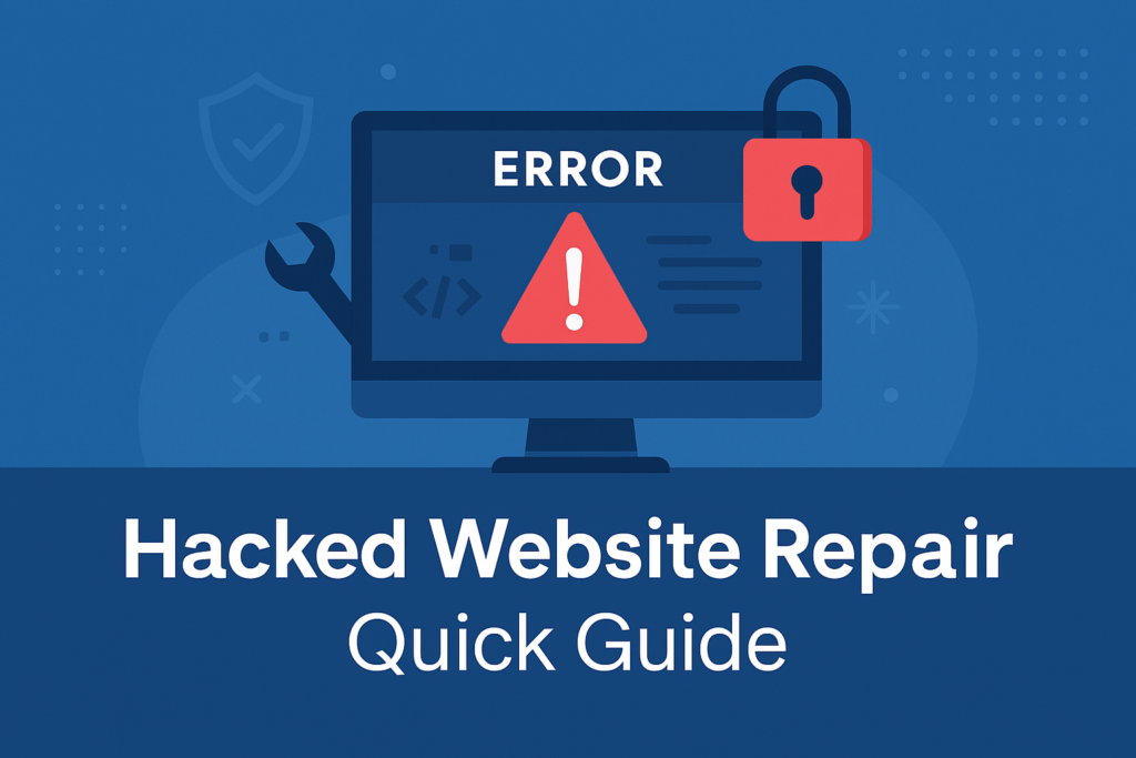 Hacked Website Repair: Essential Steps Every Business Must Take After a Cyberattack