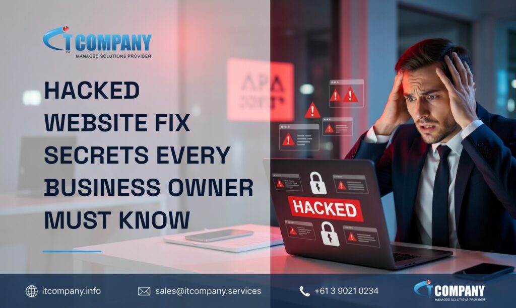 Hacked Website Fix Secrets Every Business Owner Must Know Before Traffic and Trust Collapse