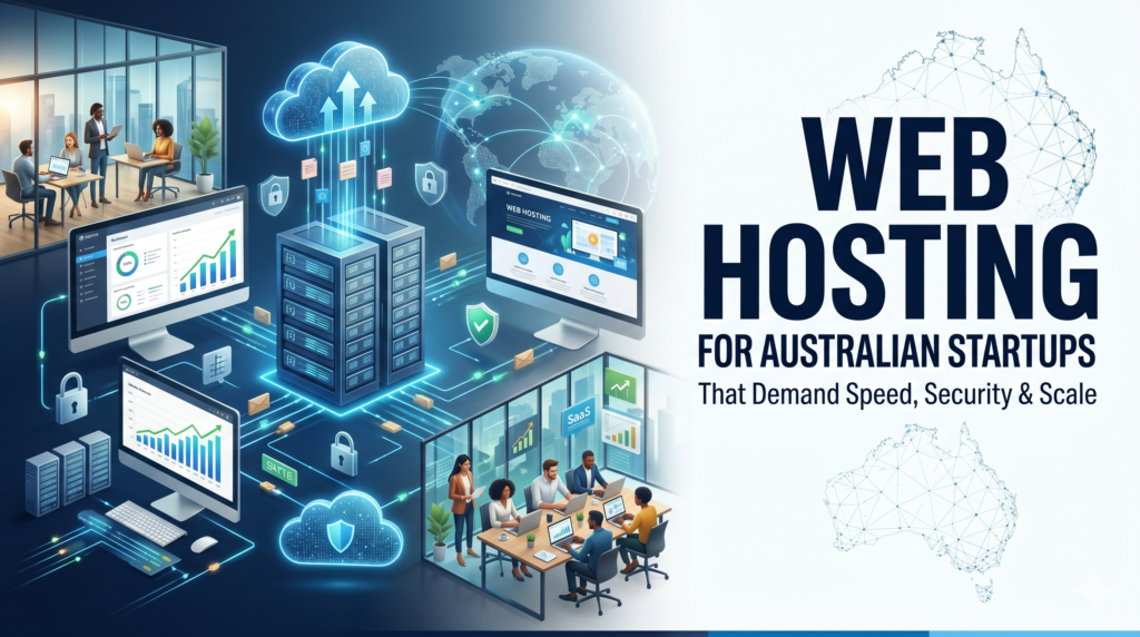 Web Hosting for Australian Startups That Demand Speed, Security and Scale