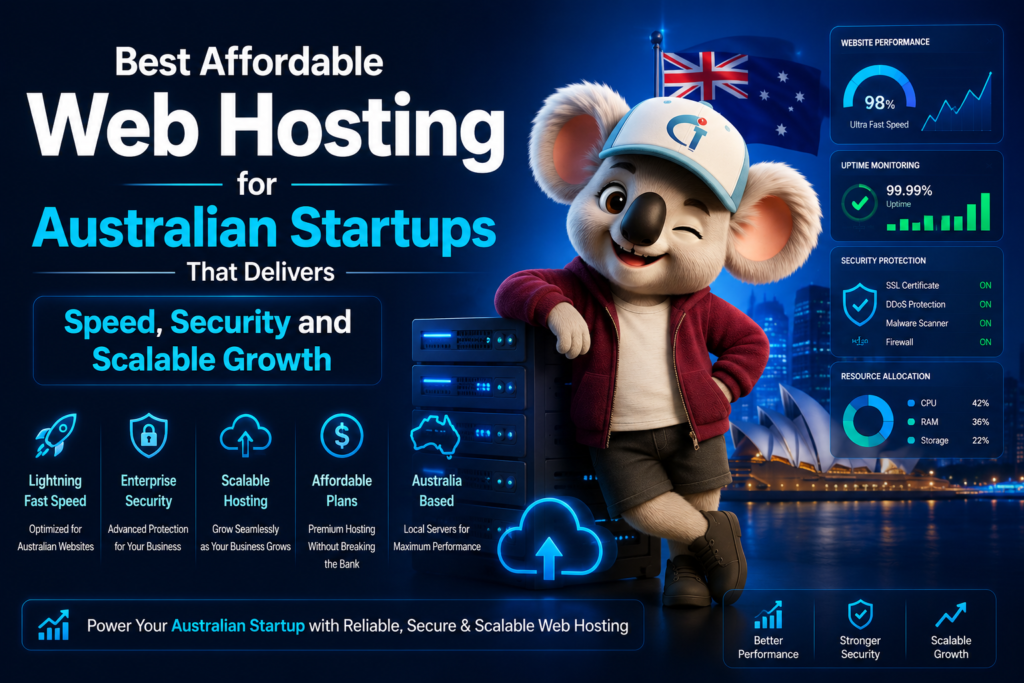 Best Affordable Web Hosting for Australian Startups That Delivers Speed, Security, and Scalable Growth