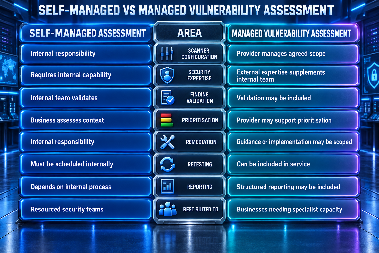 Australian Vulnerability Service Comparison