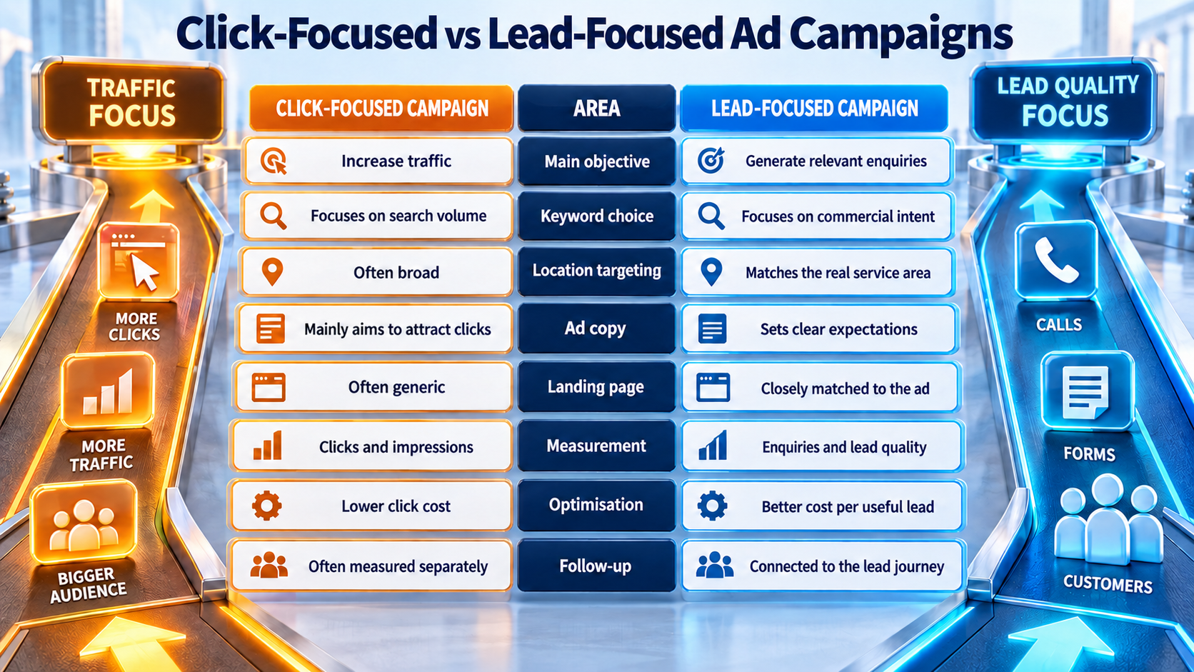 Darwin Google Ads Lead Generation Comparison