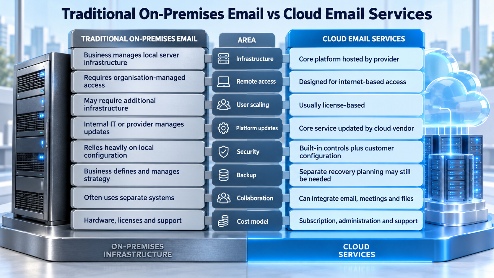 Cloud Email Services Comparison 