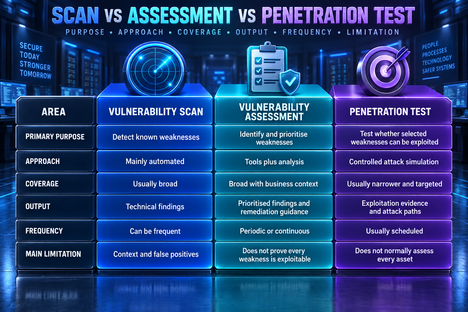 Vulnerability Security Service Comparison
