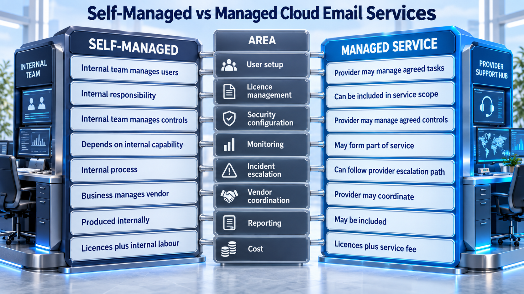Cloud Email Management Comparison 