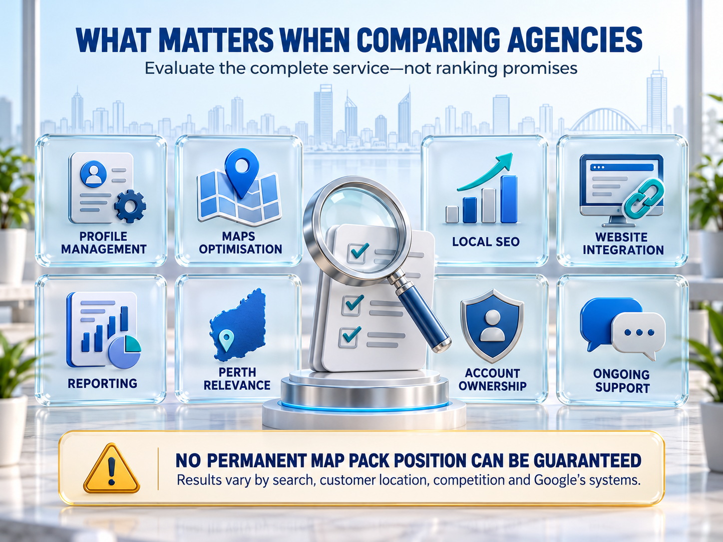 Google Business Profile agency comparison criteria